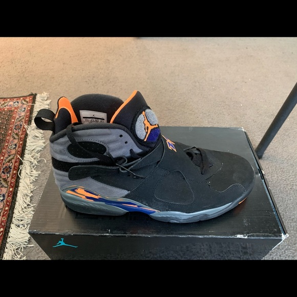 Jordan 8 - sz 11.5 - Phoenix Suns - worm once - Picture 6 of 7